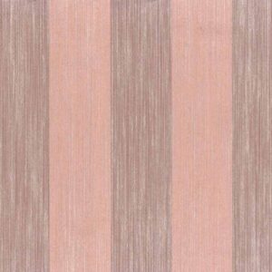 Sample – Linen Wallpaper Stripe, Rusty Rose