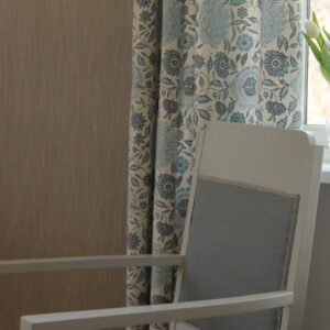 Linen Wallpaper, Plain Rusty Rose