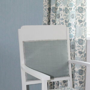 Linen Wallpaper, Plain Pale Blue